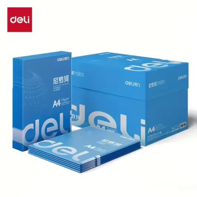 Deli A4 Copy Paper 80gsm Weight High Quality Office Copying Material