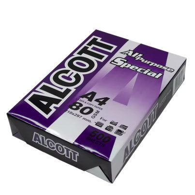 Alcott A4 Copy Paper 80gsm 80g Weight